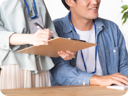 研修を受ける社員の様子